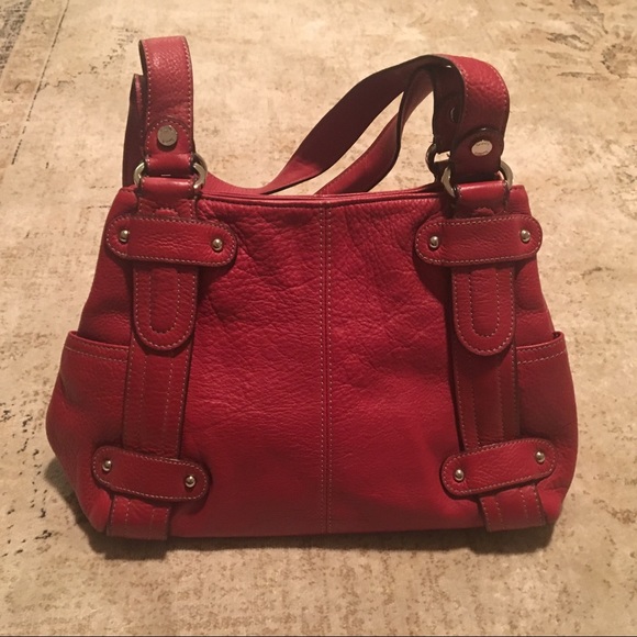 Tignanello Red Leather Purse - Picture 1 of 6